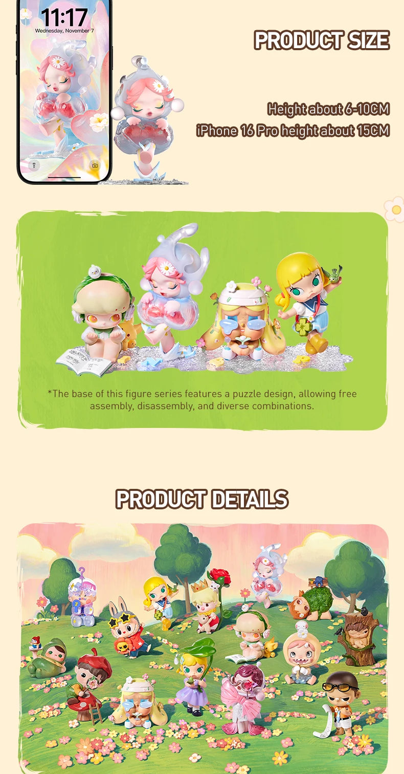 POP MART Hand in Hand Series Figures 1PC/12PCS POPMART Blind Box Figure