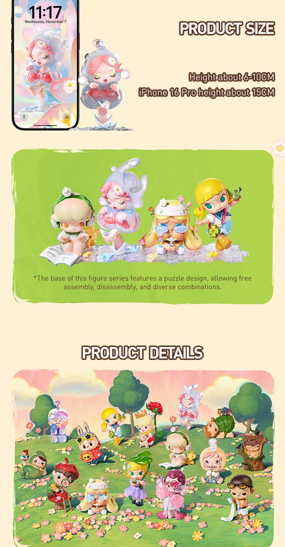 POP MART Hand in Hand Series Figures 1PC/12PCS POPMART Blind Box Figure