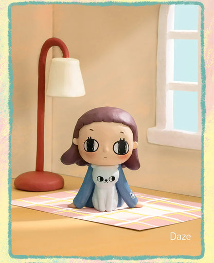 POP MART Nyota's Fluffy Life Series Mystery Box 1PC/12PCS POPMART Blind Box Action Figure Cute Toy Birthday Gift