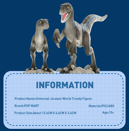 POP MART Universal Trendy Figurine Back to the Future ET Jaws Jurassic World POPMART Cute Toy Birthday Gift