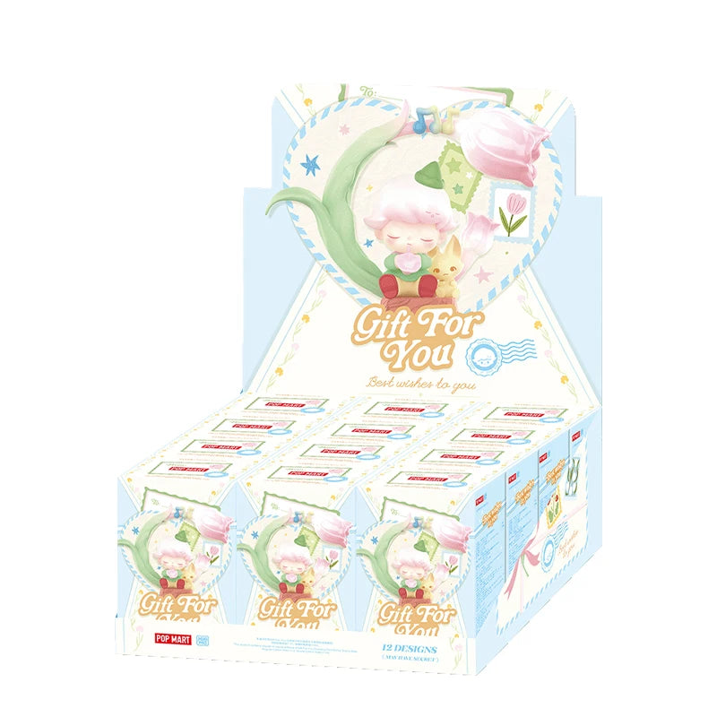 POP MART Gift For You Greeting Card Series Scene Sets 1PC/12PCS Blind Box POPMART Collectible Figurine Cute Toy