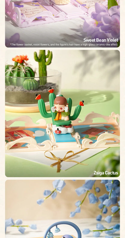 POP MART Gift For You Greeting Card Series Scene Sets 1PC/12PCS Blind Box POPMART Collectible Figurine Cute Toy