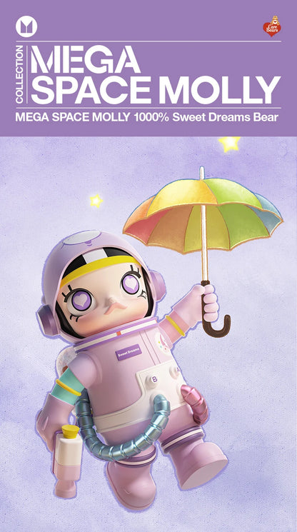 POP MART MEGA SPACE MOLLY 1000% Sweet Dream Bears Limited Edition Limited to 1pc per user ID