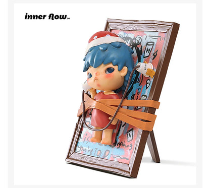 POP MART INNER FLOW Hirono Listening Saying Seeing Figurine