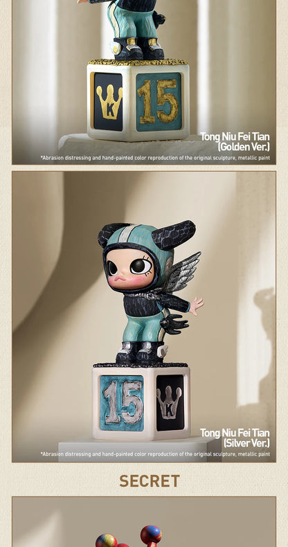 POP MART MOLLY Anniversary Statues Classical Retro 2 Series Mystery Box 1PC/10PCS POPMART Blind Box Cute Collectible Art Toy