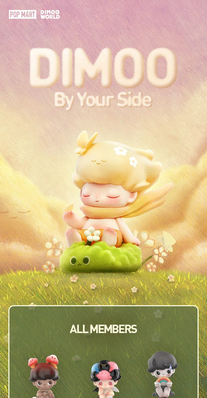POP MART Dimoo By Your Side Series Mystery Box By Ayan 1PC/12PCS POPMART Blind Box Action Figure Cute Toy