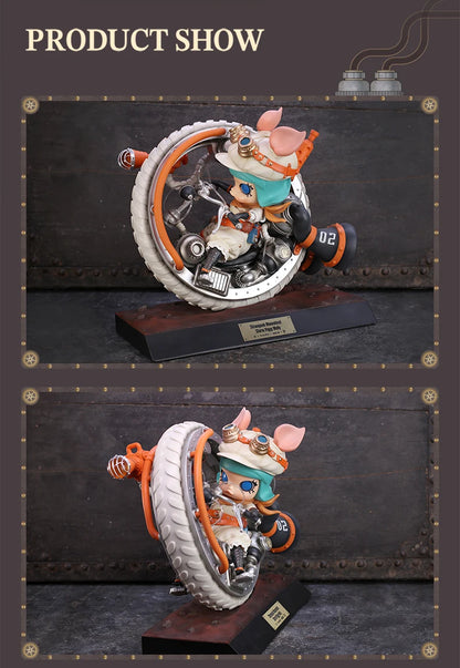 POP MART STEAMPUNK MONOWHEEL STORM PIGGY MOLLY - SPECIAL EDITION Limited to 1PC per user ID
