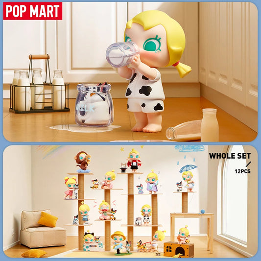 POP MART Baby Molly & Baby Tabby Series Figures 1PC/12PCS POPMART Blind Box Figure