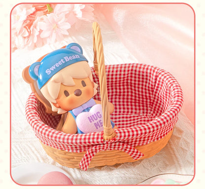 POP MART Sweet Bean Cookie Basket Figurine Set Action Figure Cute Toy