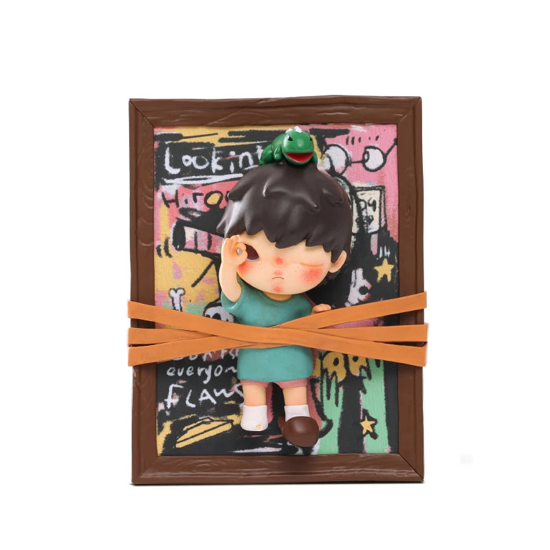 POP MART INNER FLOW Hirono Listening Saying Seeing Figurine