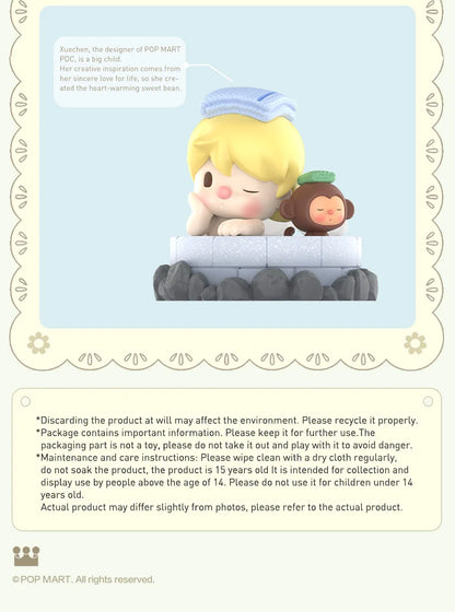 POP MART Sweet Bean Hot Spring Travel 100% Figure Limited Edition Limited to 2pcs per order