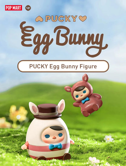 POP MART PUCKY Egg Bunny 100% Figure Limited Edition popmart figurine