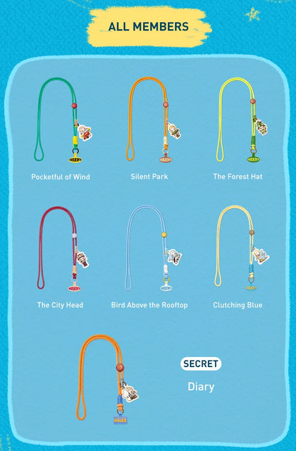 POP MART Zsiga Borderline Drifter Series-Phone Charm Blind Box Mystery Box 1PC/6PCS Blind Box