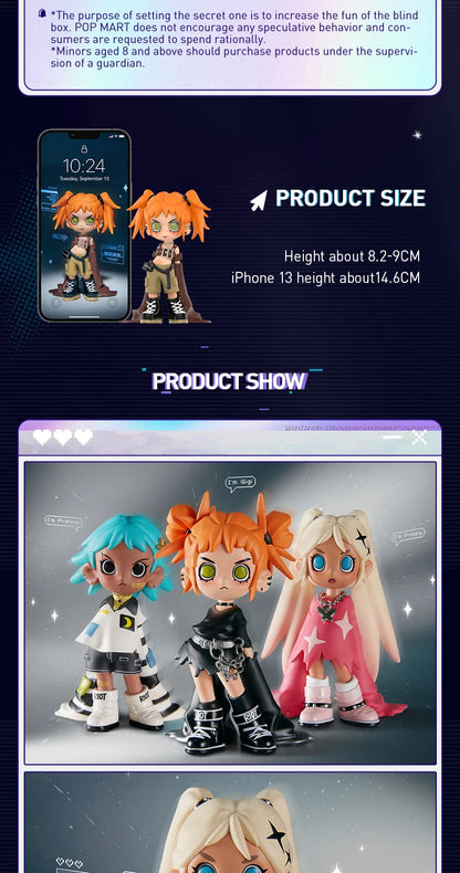 POP MART Lil Peach Riot: Loading! Series Figures 1PC/12PCS POPMART Blind Box Cute Toy Action Figure