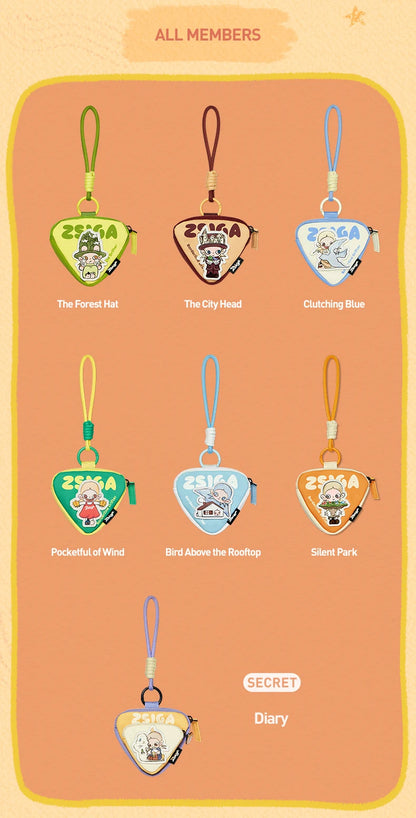 POP MART Zsiga Borderline Drifter Series-Triangular Bag Blind Box 1PC/6PCS