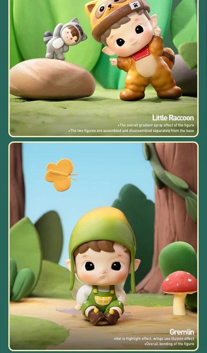 POP MART HACIPUPU Adventures In The Woods Series Mystery Box 1PC/12PCS POPMART Blind Box Cute Toy Action Figure