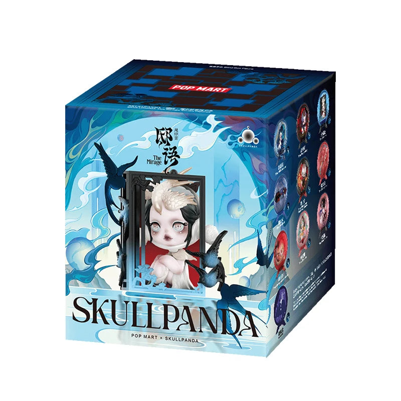 POP MART SKULLPANDA The Mirage Series Figures Mystery Box 1PC/9PCS POP MART Blind Box Action Figure Cute Toy