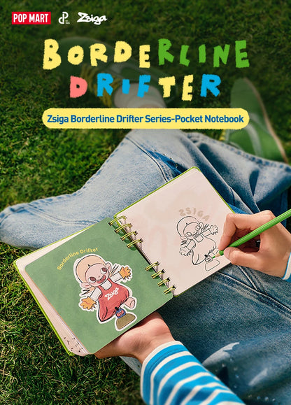 POP MART Zsiga Borderline Drifter Series-Pocket Notebook