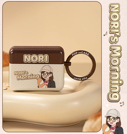 POP MART NORI's Morning Series For iPhone AirPods Pro Beautiful Cute Earphone Case