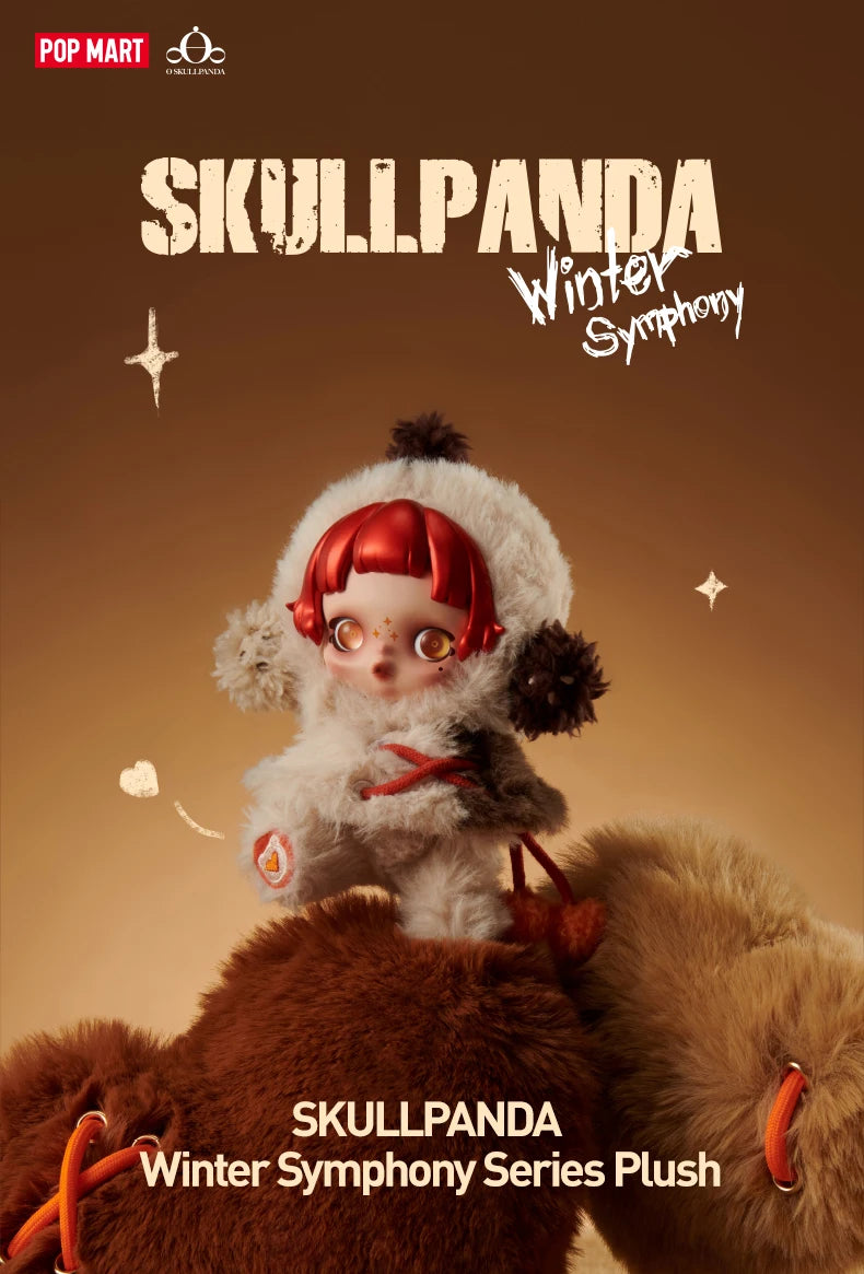 POP MART SKULLPANDA Winter Symphony Series Mystery Box 1PC/6PCS Blind Box POPMART Limited to 2pcs per Order