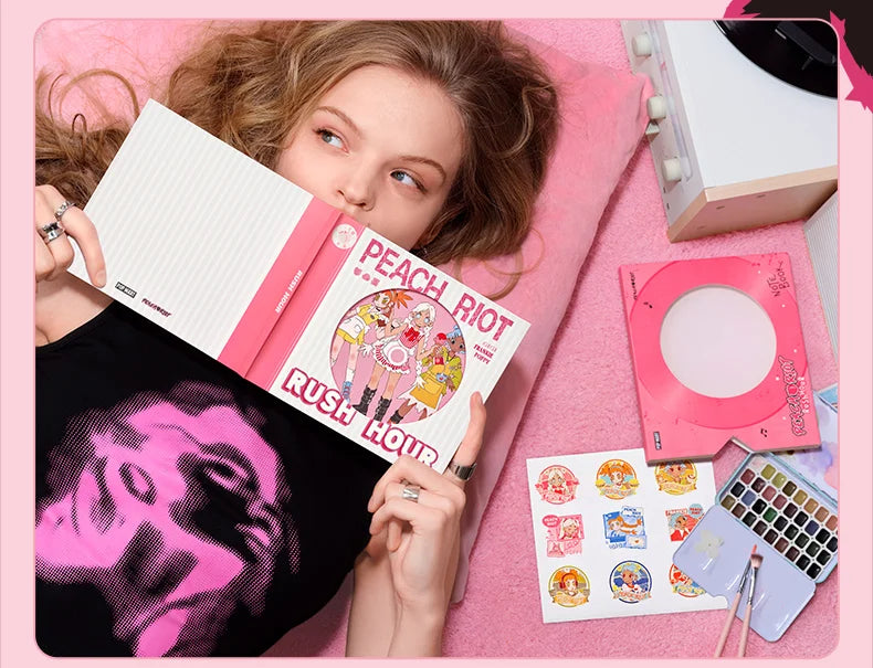 POP MART Peach Riot Rush Hour Series-Notebook