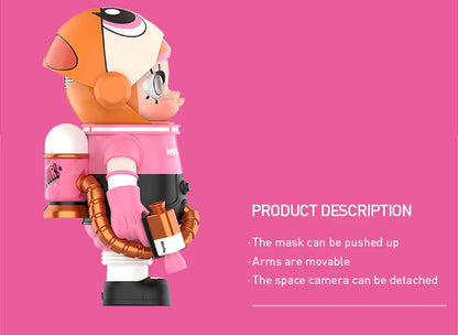 POP MART MEGA SPACE MOLLY 400%+100% THE POWERPUFF GIRLS Blossom Limited Edition