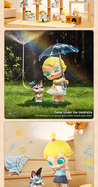 POP MART Baby Molly & Baby Tabby Series Figures 1PC/12PCS POPMART Blind Box Figure