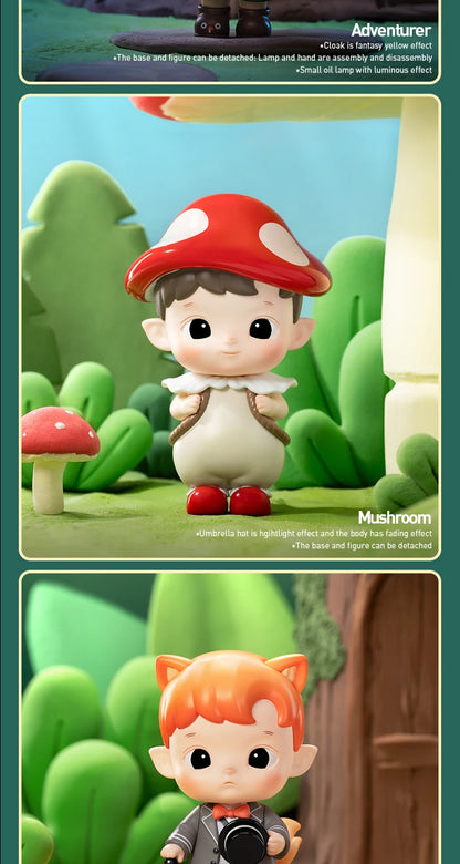 POP MART HACIPUPU Adventures In The Woods Series Mystery Box 1PC/12PCS POPMART Blind Box Cute Toy Action Figure