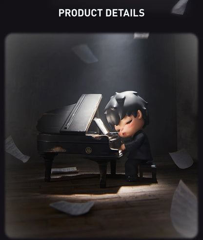 POP MART Hirono The Pianist Figure Limited Edition Limited to 2pcs per order