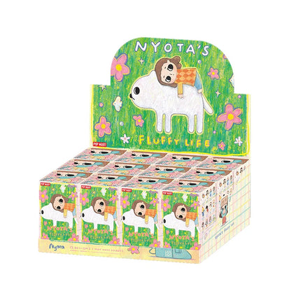 POP MART Nyota's Fluffy Life Series Mystery Box 1PC/12PCS POPMART Blind Box Action Figure Cute Toy Birthday Gift