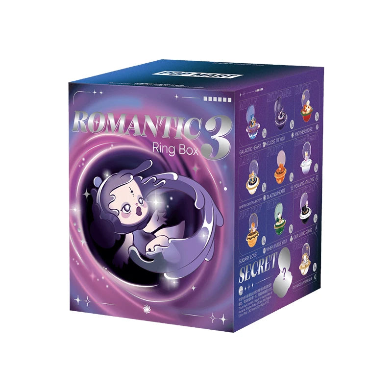POP MART Romantic Ring Box Series 3 Scene Sets Mystery Box 1PC/10PCS POPMART Blind Box Cute Collectible Art Toy