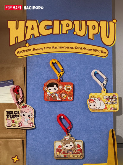 POP MART HACIPUPU-Rolling Time Machine Series-Card Holder Blind Box Mystery Box 1PC/6PCS Blind Box