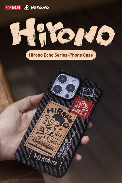POP MART Hirono Echo Series-Phone Case for iPhone 15 Pro Max/16 Pro/16 Pro Max
