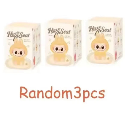 Labubu Heartbeat Macaron  Monster Face Blind Box Figurine
