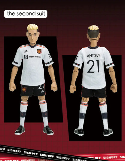 SIGNOFF X ZEROWORKS MANCHESTER UNITED COLLECTIBLE ACTION FIGURE Ball-jointed Doll