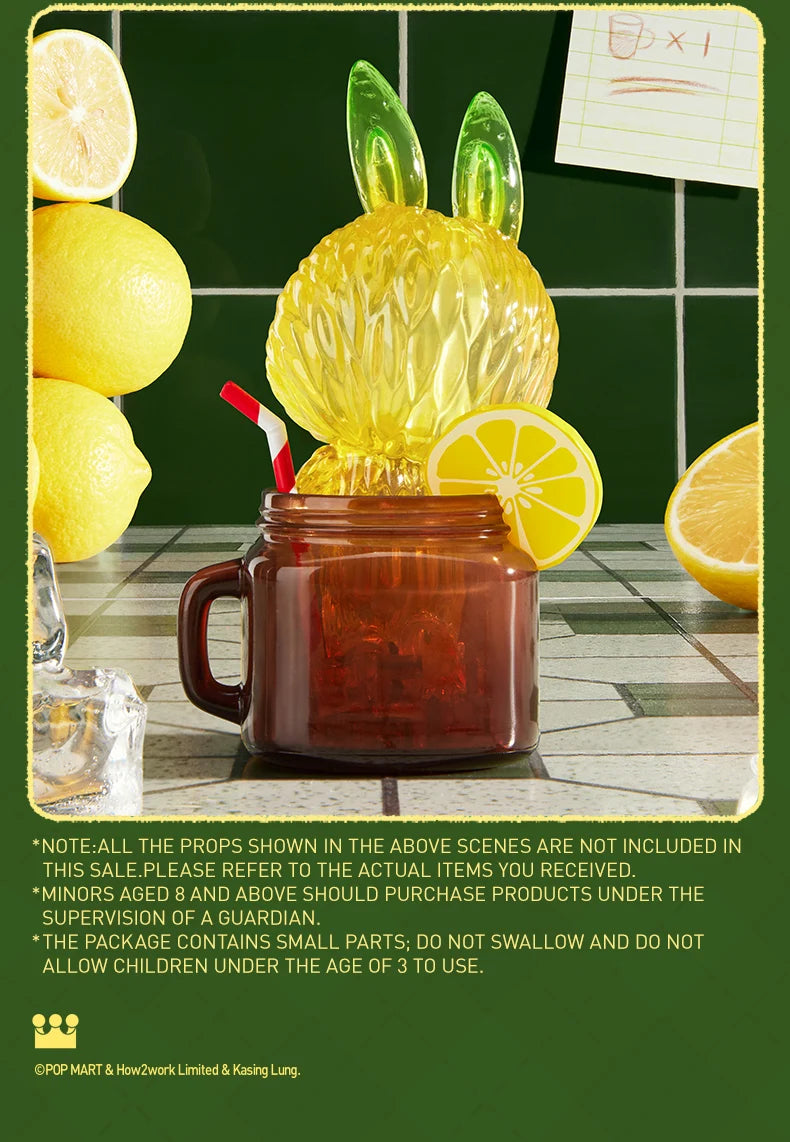 POP MART LABUBU Lemon Tea Figure Limited to 2pcs per Order