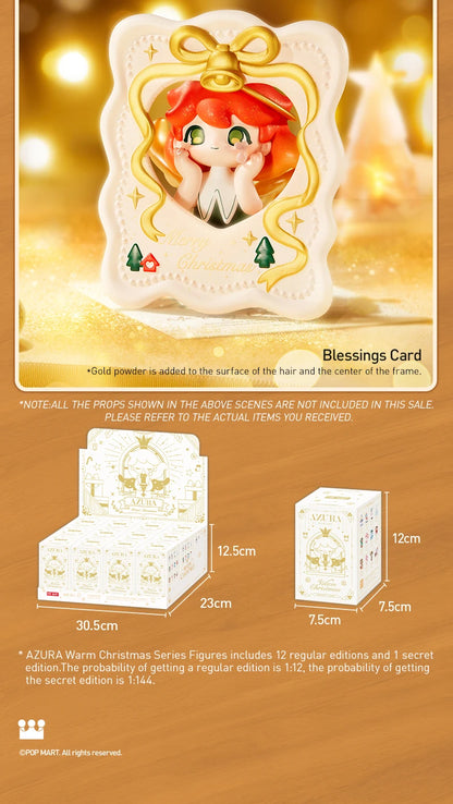 POP MART AZURA Warm Christmas Series Figures 1PC/12PCS Blind Box POPMART
