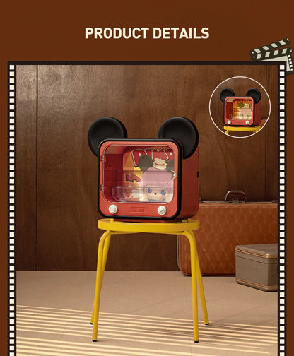 POP MART DIMOO WORLD × DISNEY Series-TV Set Luminous Display Container
