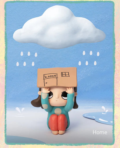 POP MART Nyota's Fluffy Life Series Mystery Box 1PC/12PCS POPMART Blind Box Action Figure Cute Toy Birthday Gift