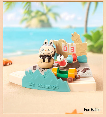 POP MART THE MONSTERS Playing Games Series Scene Sets Mystery Box 1PC/6PCS POPMART Blind Box Action Figure