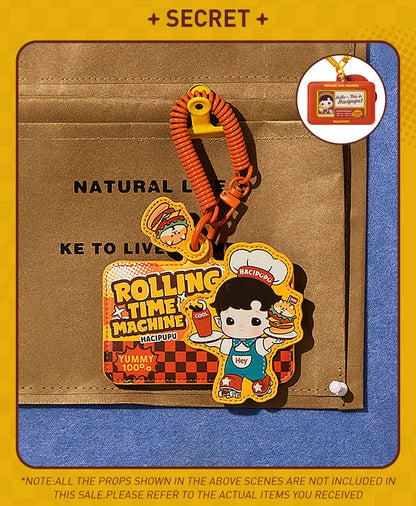 POP MART HACIPUPU-Rolling Time Machine Series-Card Holder Blind Box Mystery Box 1PC/6PCS Blind Box