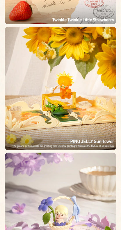 POP MART Gift For You Greeting Card Series Scene Sets 1PC/12PCS Blind Box POPMART Collectible Figurine Cute Toy