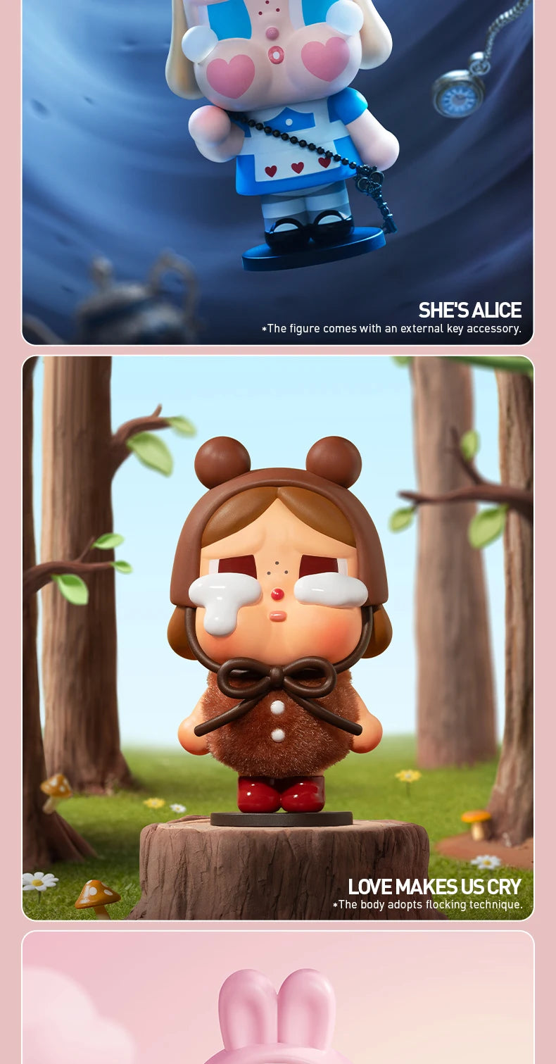 POP MART CRYBABY Crying Again Series Figures Mystery Box 1PC/12PCS POPMART Blind Box Figure