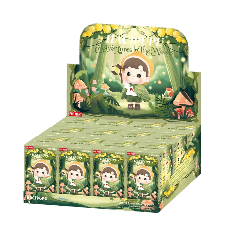 POP MART HACIPUPU Adventures In The Woods Series Mystery Box 1PC/12PCS POPMART Blind Box Cute Toy Action Figure