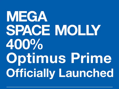 POP MART MEGA SPACE MOLLY 400% Optimus Prime Limited Edition Limited to 1pc per user ID