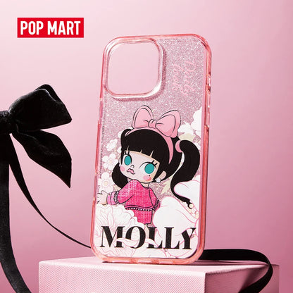 POP MART MOLLY Daily Look Series-Phone Case for iPhone 15 Pro Max iPhone 16 Pro iPhone 16 Pro Max