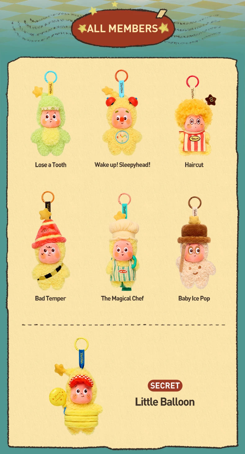 POP MART Twinkle Twinkle Be a Little Star Series - Plush Pendant Blind Box 1PC/6PCS Blind Box POPMART Action Figure