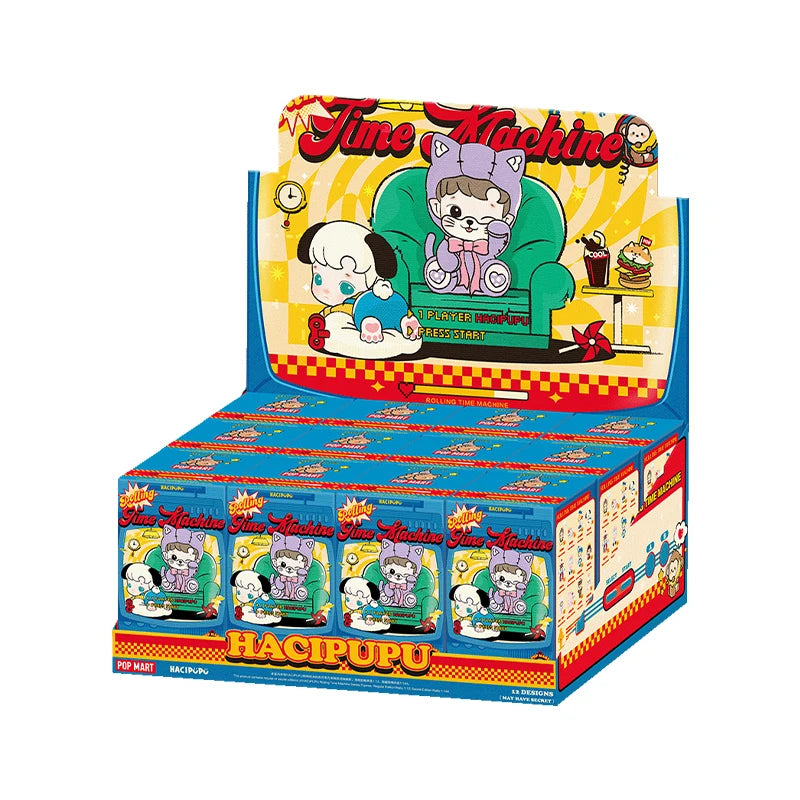 POP MART HACIPUPU Rolling Time Machine Series Figures 1PC/12PCS Blind Box POPMART
