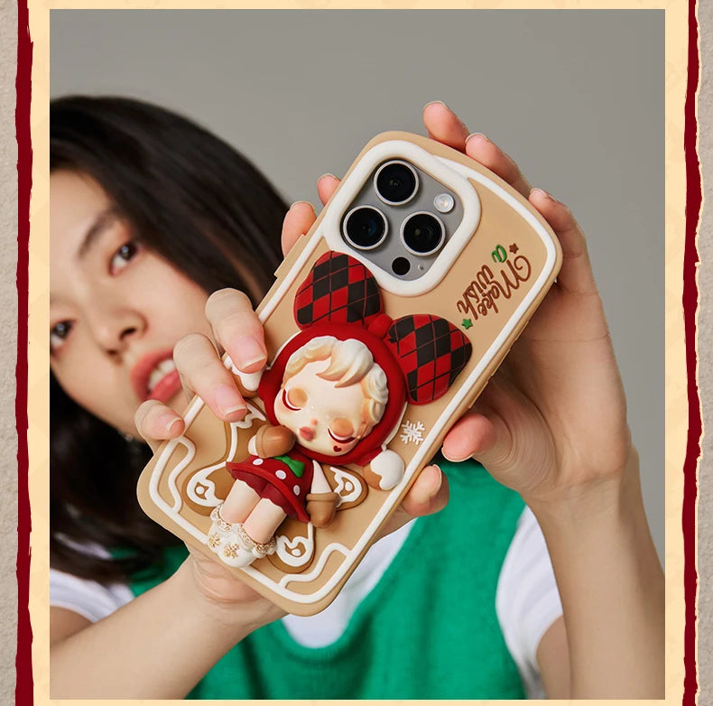 POP MART SKULLPANDA Tell Me What You Want Series - Phone Case for iPhone 15 Pro Max iPhone 16 Pro