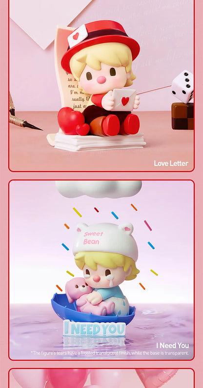 POP MART Sweet Bean The Language of Love Series Figures 1PC/12PCS POPMART Blind Box Figure
